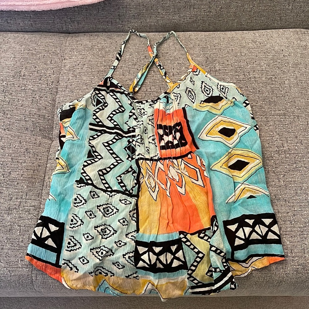 Cute Small Billabong colorful blouse